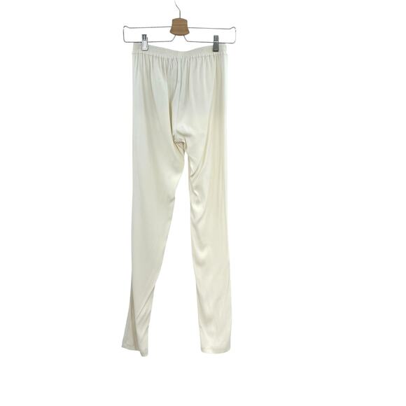 Alexis Blaze Track Pants Pull-On Viscose Stretch Ivory White Size XS - Picture 5 of 9